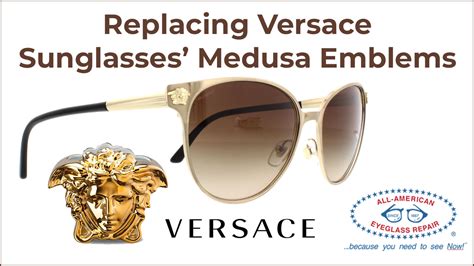 versace sunglasses arms replacement|Versace eyeglass replacement parts.